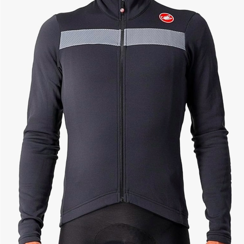 Men’s Castelli cycling jacket.  Size 2XL rarely worn and in great condition.
